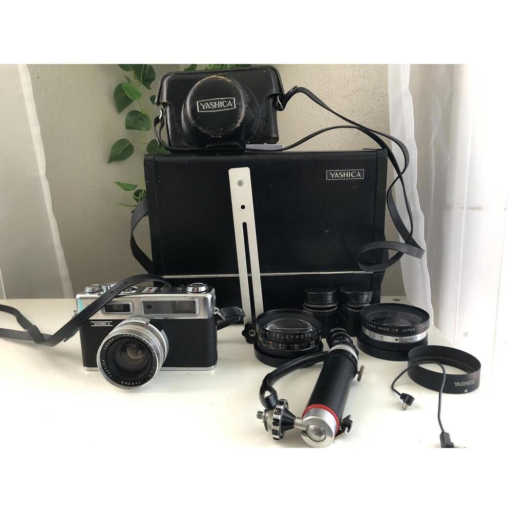 YASHICA ELECTRO 35 GSN 45mm Film Camera Kit Bundle Excellent Conditions P10